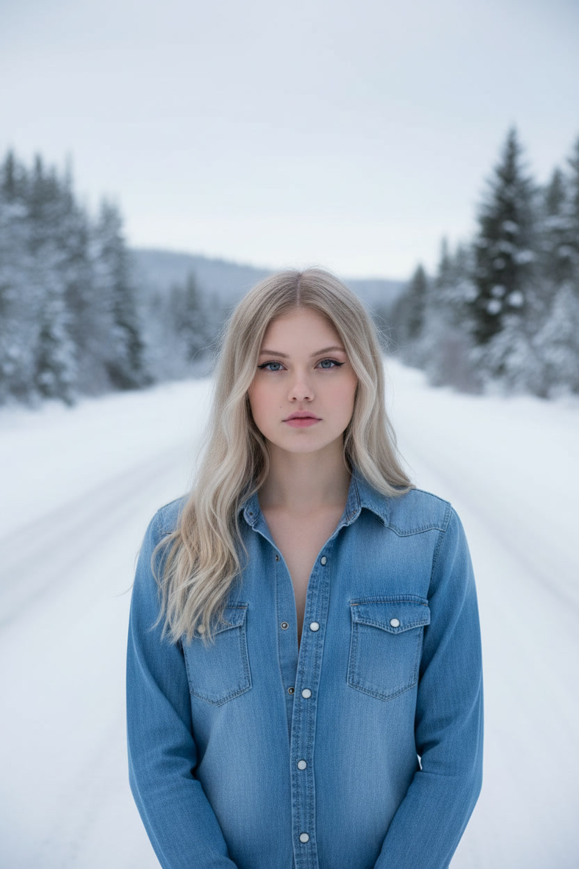 Natasha nude crop top hotel room seated